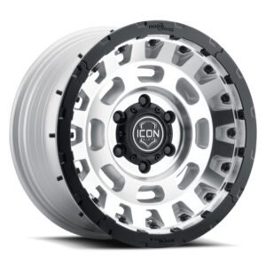 Icon Hammer Pro 17x8.5 / 6x5.5 / 0mm / 4.75in BS - Silver Machined