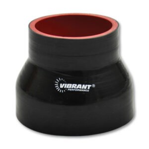 Vibrant 4 Ply Reducer Coupling 5in x 4in x 4.5in Long (BLACK)