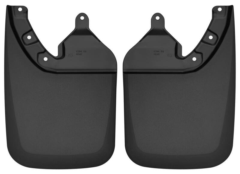 Husky Liners 2016 Toyota Tacoma w/ OE Fender Flares Custom Molded Rear Mud Guards - Black