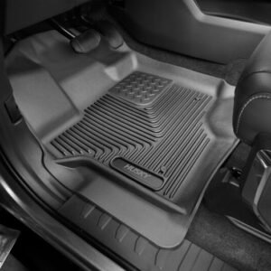 Husky Liners 21-23 Ford F-150 CC SC X-Act Contour Front & Second Row Seat Floor Liners - Black