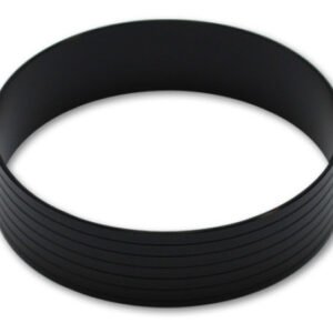 Vibrant HD Aluminum Union Sleeve for 2in OD Tubing - Hard Anodized Black