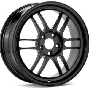 Enkei RPF1 17x7.5 5x100 48mm Offset 73mm Bore Matte Black Wheel  02-10 WRX & 04 STI (MOQ 40)