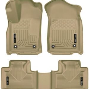 Husky Liners 16-22 Dodge Durango Weatherbeater Tan Front & 2nd Seat Floor Liners