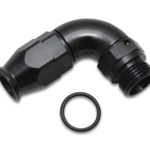 Vibrant -6AN To -8ORB 90 Degree Hose End Fitting For PTFE Hose