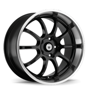 Konig Lightning 14x6 8x100/114.3 ET38 Black/Machine Lip