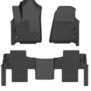 Husky Liners 2022 Jeep Wagoneer (w/2nd Row Bench) WeatherBeater Front & 2nd Seat Floor Liner - Blk