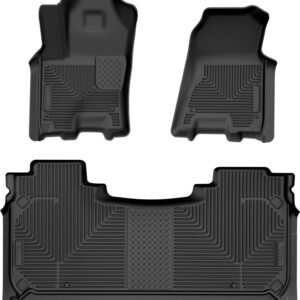 Husky Liners 2025 RAM 1500 CC Weatherbeater Front & 2nd Seat Floorliner (3pc Set) - Blk