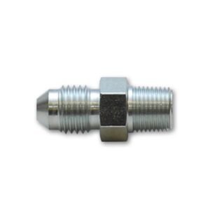 Vibrant -4AN to 1/8in NPT Straight Adapter Fitting - Steel