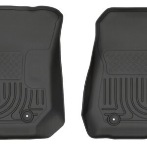 Husky Liners 14 Jeep Wrangler 2/4 Door Weatherbeater Black Front Floor Liners