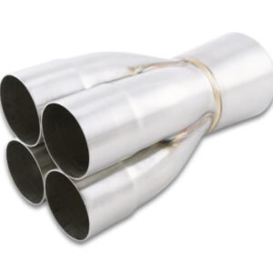 Vibrant 4-1 Merge Collector 2.50in Inlet I.D. Merge O.D. - 3.50in Outlet O.D. - 4.00in