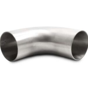 Vibrant 2.5in OD 4.13in Tangent Length T304 SS 90 Deg Mandrel Bend w/Extended Leg Length
