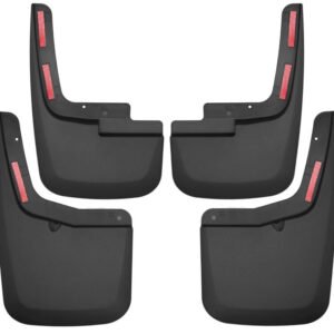 Husky Liners 2015-2017 Ford F-150 w/ OE Fender Flares Front and Rear Mud Guards - Black