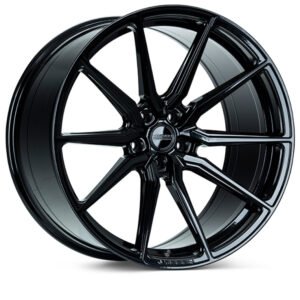 Vossen HF-3 20x11 / 5x115 / ET22 - S/Deep Face / 71.5 - Gloss Black Wheel
