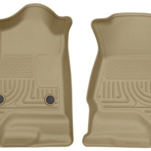 Husky Liners 14 Chevrolet Silverado 1500/GMC Sierra 1500 WeatherBeater Tan Front Floor Liners