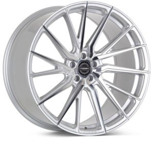 Vossen HF-4T 22x10.5 / 5x112 / ET42 / Deep Face / 66.5 - Silver Polished - Right Wheel