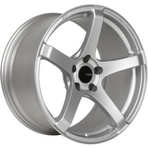 Enkei Kojin 18x8 45mm Offset 5x100 Bolt Pattern 72.6mm Bore Matte Silver Wheel