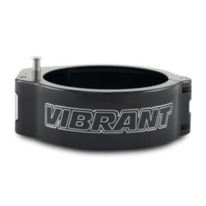 Vibrant 2.5in O.D. Aluminized HD 2.0 Clamp - Anodized Black (Clamp Only)