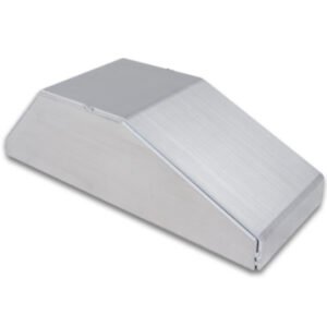 Vibrant I/C End Tank 4.5in Wide 11.8in Long 3.5in Tall Use w/ Horizontal I/C Core 12834 - 5052 Alum