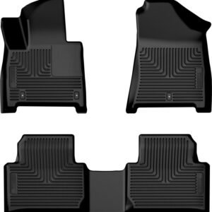 Husky Liners 2024 Hyundai Santa Fe Weatherbeater Front & 2nd Seat Floor Liner - Black