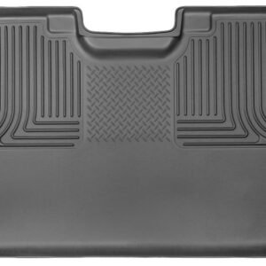 Husky Liners 15-23 Ford F-150 SuperCrew Cab WeatherBeater Black 2nd Seat Floor Liner