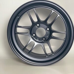 Enkei RPF1 15x8 4x100 28mm Offset 5 Hub Bore Gunmetal Wheel - 11.64Lbs (MOQ 40)