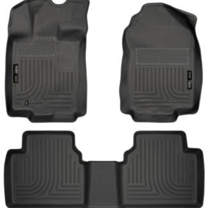 Husky Liners 10-12 Ford Fusion/Lincoln MKZ (FWD) WeatherBeater Combo Black Floor Liners