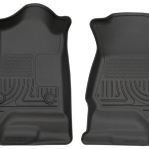 Husky Liners 14 Chevrolet Silverado 1500/GMC Sierra 1500 WeatherBeater Black Front Floor Liners