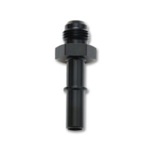 Vibrant -8AN to 5/16in Quick Connect Push On EFI Adapter Fitting - Black