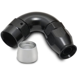 Vibrant -4AN 120 Degreeree Hose End Fitting for PTFE Lined Hose