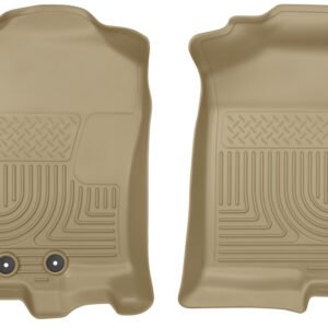 Husky Liners 2015 Ford Expedition/Lincoln Navigator WeatherBeater Front Tan Floor Liners