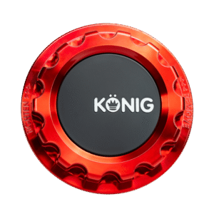 Konig MRK1 Anodized Red Gear Cap w/ Logo