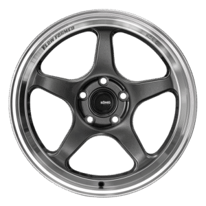 Konig Hyperspec 18x8 5X114.3 ET35 Anthracite Metallic Wheel w/ Mirror Machined Lip