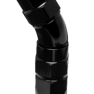 Vibrant -3AN 30 Degree High Flow Hose End Fitting for PTFE Lined Hose - Aluminum