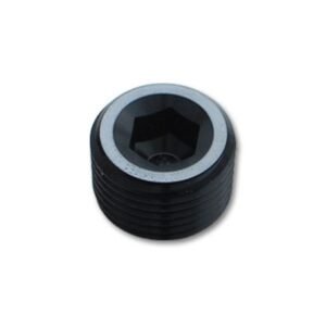 Vibrant 3/4in NPT Socket Pipe Plugs - Aluminum
