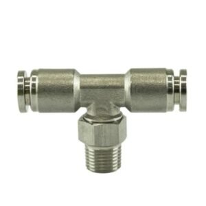 Turbosmart 1/8 NPT to TEE 1/4 Pushloc Stainless Steel