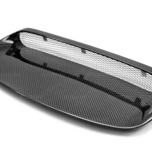 Seibon 08-11 Subaru Impreza WRX STI OEM-Style CF Hood Scoop - Only Fits OEM Hoods (Not Seibon Hoods)