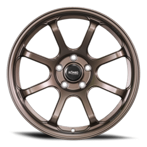 Konig Forged F6SX 18x10 5x120 ET40 Race Bronze Wheel (Knurled Bead)