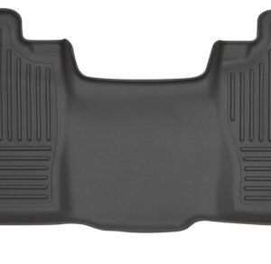 Husky Liners 13-16 Lexus LX570 / 13-16 Toyota Land Cruiser WeatherBeater 2nd Row Black Floor Liners