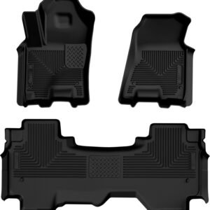 Husky Liners 2025 RAM 1500 Quad Cab Weatherbeater Front & 2nd Seat Floorliner (3pc Set) - Blk