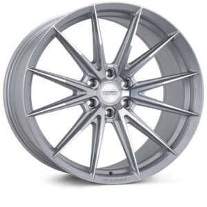 Vossen HFX-2 22x10 / 6x135 / ET-18 / Super Deep Face / 87.1 - Silver Polished Wheel