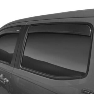 Husky Liners 16-23 Toyota Tacoma DC In-Channel Mount Ventvisor Low Profile (4pc) - Smoke