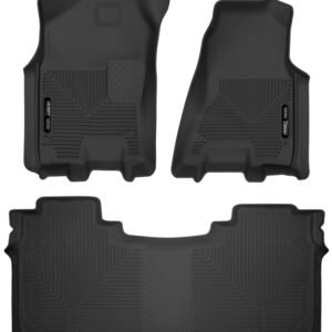 Husky Liners 19-22 Dodge Ram 1500 Crew Cab X-Act Contour Front & Second Seat Floor Liners - Black