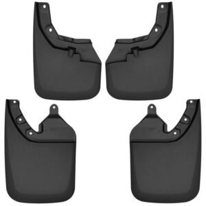 Husky Liners 16-22 Toyota Tacoma w/ OE Fender Flares Front and Rear Mud Guards - Black