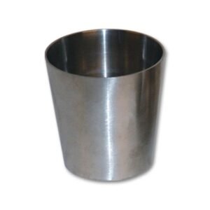 Vibrant 2in x 2.5in T304 SS Straight Reducer 2in long