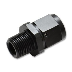 Vibrant -12AN to 1/2in NPT Female Swivel Straight Adapter Fitting