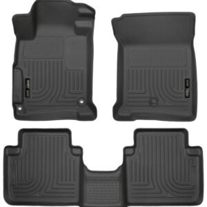 Husky Liners 2013 Honda Accord WeatherBeater Black Front & 2nd Seat Floor Liners (4-Door Sedan Only)