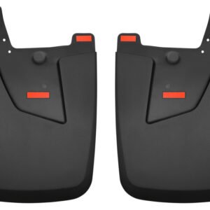 Husky Liners 19-22 Dodge RAM 2500/3500 w/ OEM Fender Flares Custom-Molded Rear Mud Guards