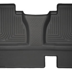 Husky Liners 14-15 Toyota Tundra Double Cab Pickup Weatherbeater Black 2nd Seat Floor Liners