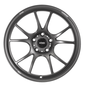 Konig Forged F3S 17x8 / 5x114.3 / ET35 - Satin Charcoal Knurled Bead