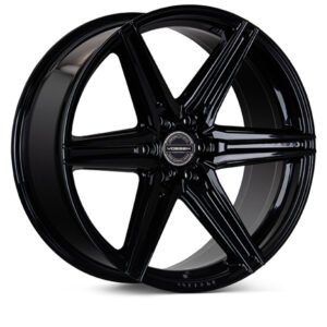 Vossen HF6-2 24x10 / 6x135 / ET25 / Deep Face / 87.1 - Gloss Black Wheel